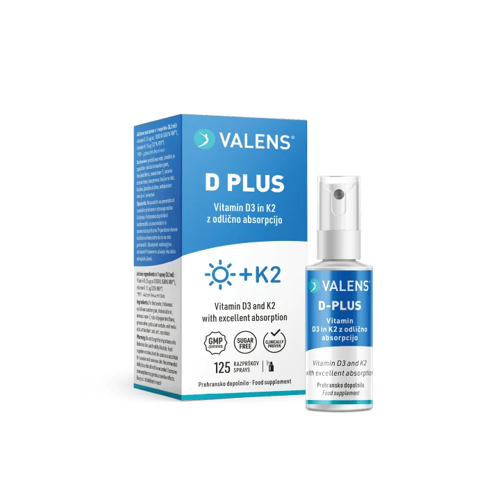 Valens D-plus ustno pršilo, 25 ml