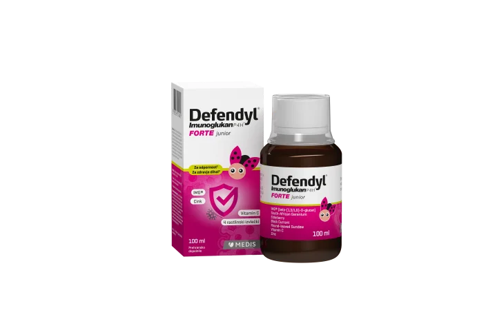 Defendyl-Imunoglukan P4H® FORTE junior sirup, 100 ml Defendyl-Imunoglukan P4H® FORTE junior sirup, 100 ml