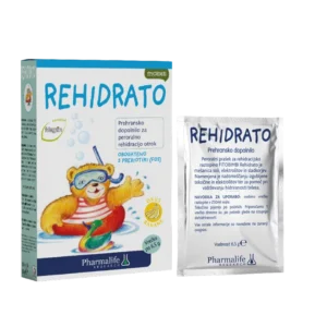 Fitobimbi Rehidrato prašek-okus banana, 10 vrečk