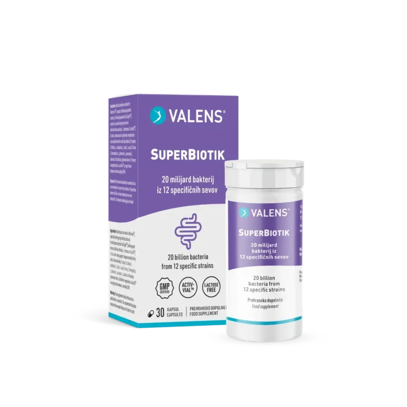 Valens Superbiotik kapsule, 30 kps