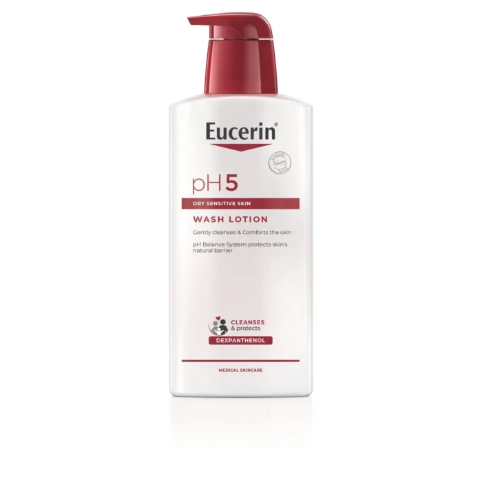 Eucerin pH5, losjon za umivanje s pumpico, 400 ml