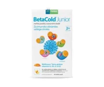 BetaCold junior vitamini + minerali mehke pastile, 30 pastil