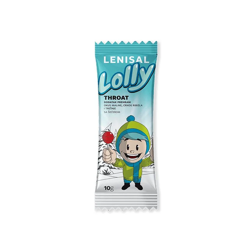 Yasenka Lenisal Lolly throat malina, črni ribez in češnja, 1 lizika Yasenka Lenisal Lolly throat malina, črni ribez in češnja, 1 lizika