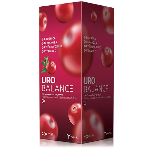 Yasenka Uro balance, tekoče prehransko dopolnilo, 250 ml