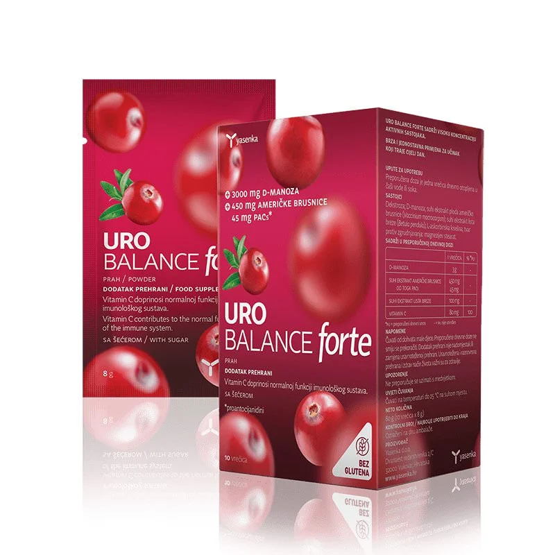 Yasenka Uro balance Forte, prah, 10 vrečic