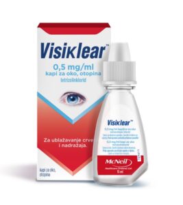 Visiklear 0,5 mg/ml kapljice za oko, 15 ml, raztopina