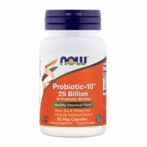 Now Probiotic-10™ 25 milijard, 50 kapsul