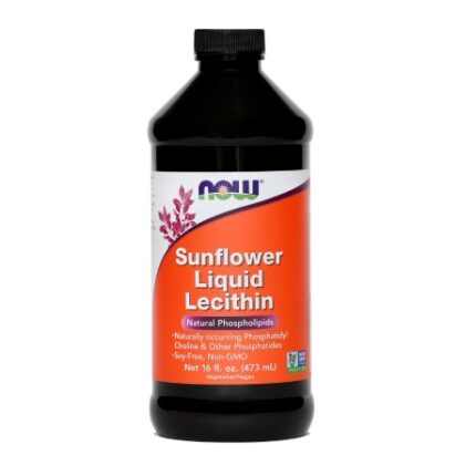 Now Sončični lecitin v tekočini, 473 ml