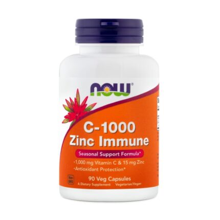 Now Vitamin C-1000 Cink Imun, 90 kapsul