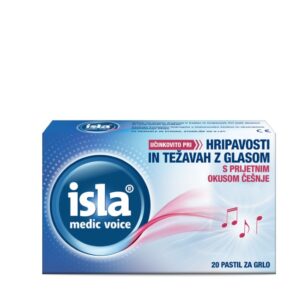 Isla medic voice, 20 pastil