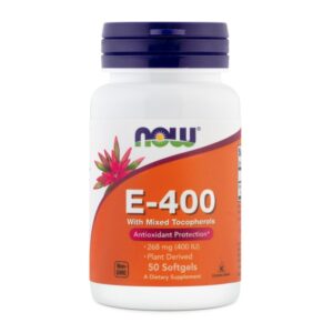 Now Vitamin E-400, 50 mehkih kapsul