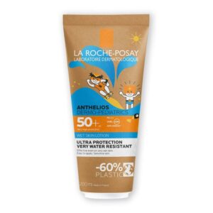 La Roche-Posay ANTHELIOS DP Wet Skin Losjon za zaščito pred soncem za mokro in suho kožo za otroke SPF50+, 200 ml