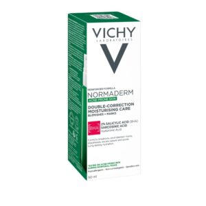 VICHY NORMADERM PHYTOSOLUTION Vlažilna nega z dvojnim učinkom za kožo nagnjeno k aknam, 50 ml