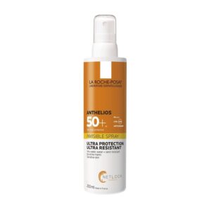 La Roche-Posay ANTHELIOS Nevidno pršilo za zaščita pred soncem za obraz in telo SPF50+, 200 ml