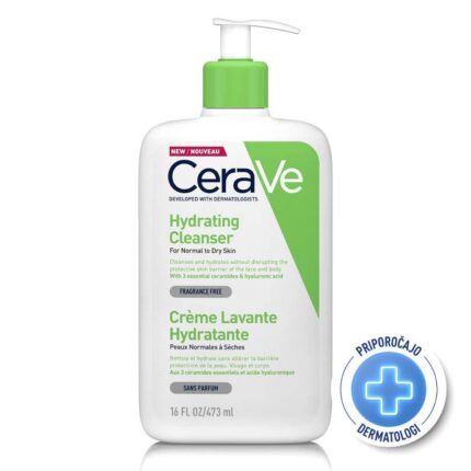 CeraVe vlažilni losjon za normalno in suho kožo, 473 ml