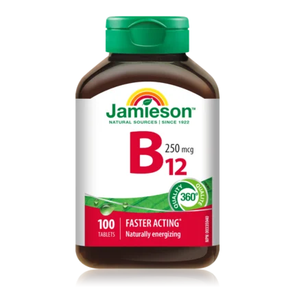 Jamieson Vitamin B12 250 µg, 100 tablet