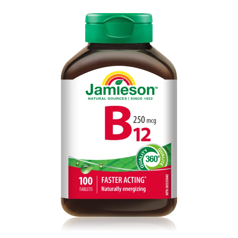 Jamieson Vitamin B12 250 µg, 100 tablet