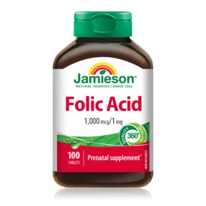 Jamieson Folna kislina 1000 µg, 100 tablet