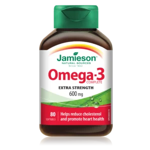 Jamieson Omega-3 Complete 600 mg, 80 kapsul