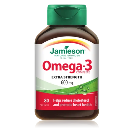 Jamieson Omega-3 Complete 600 mg, 80 kapsul