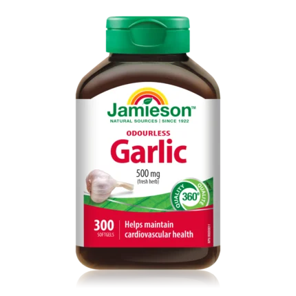 Jamieson Česen 500 mg brez vonja, 300 kapsul