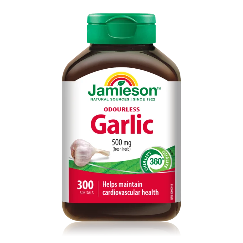 Jamieson Česen 500 mg brez vonja, 300 kapsul
