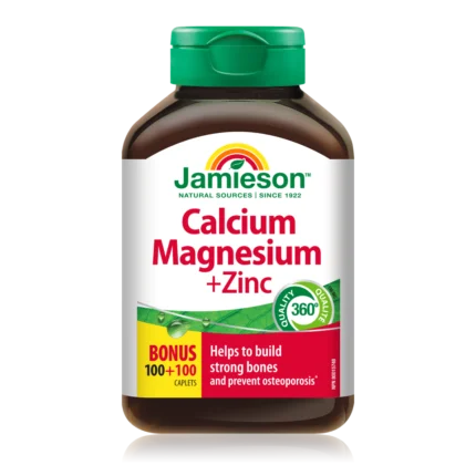 Jamieson Kalcij, Magnezij in Cink, 200 tablet