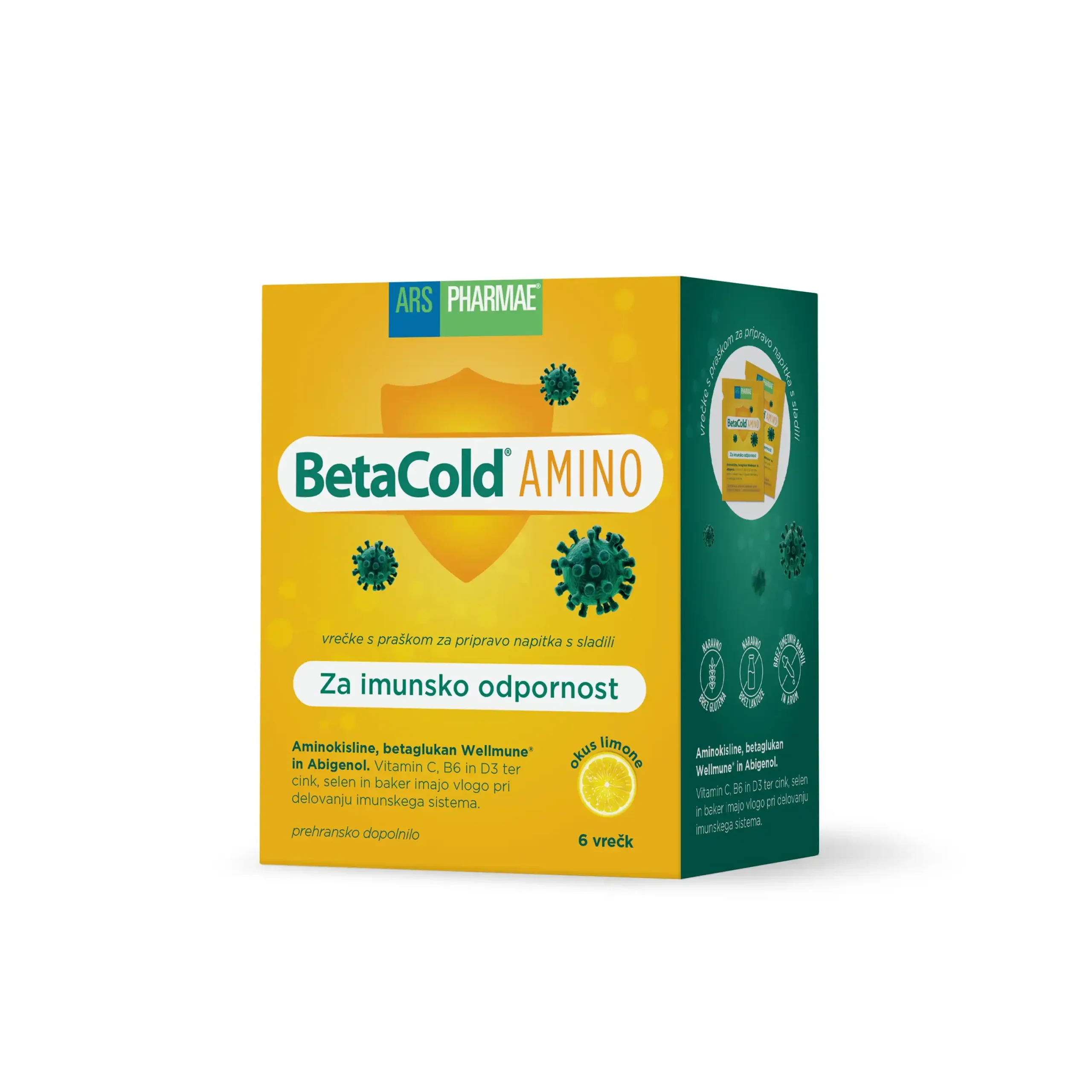 Betacold AMINO, 6 vrečk Betacold AMINO, 6 vrečk