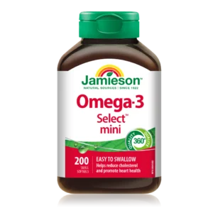 Jamieson Omega-3 Select Mini, 200 mehkih kapsul