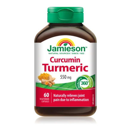 Jamieson Kurkuma 550 mg, 60 kapsul