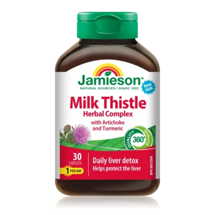 Jamieson Pegasti badelj, rastlinski kompleks z artičoko in kurkumo, 30 tablet