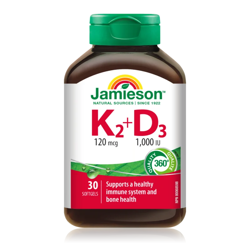 JAMIESON K2 120MCG+D3 KPS 30X   JAMI