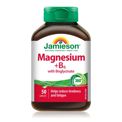 Jamieson Magnezij 200 mg in B vitamini, 50 tablet