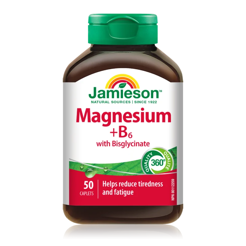 Jamieson Magnezij 200 mg in B vitamini, 50 tablet