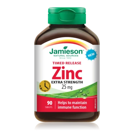 Jamieson Cink 25 mg, 90 tablet s podaljšanim sproščanjem