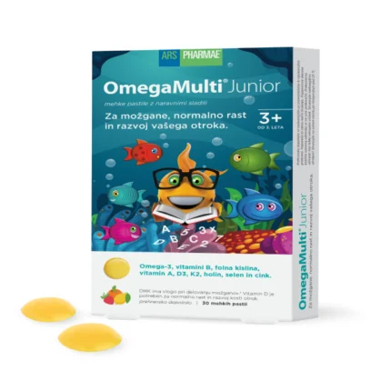 OmegaMulti® Junior. 30 mehkih pastil