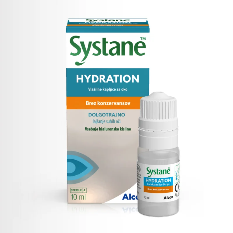 Systane HYDRATION kapljice za oko BREZ KONZERVANSOV, 10 ml