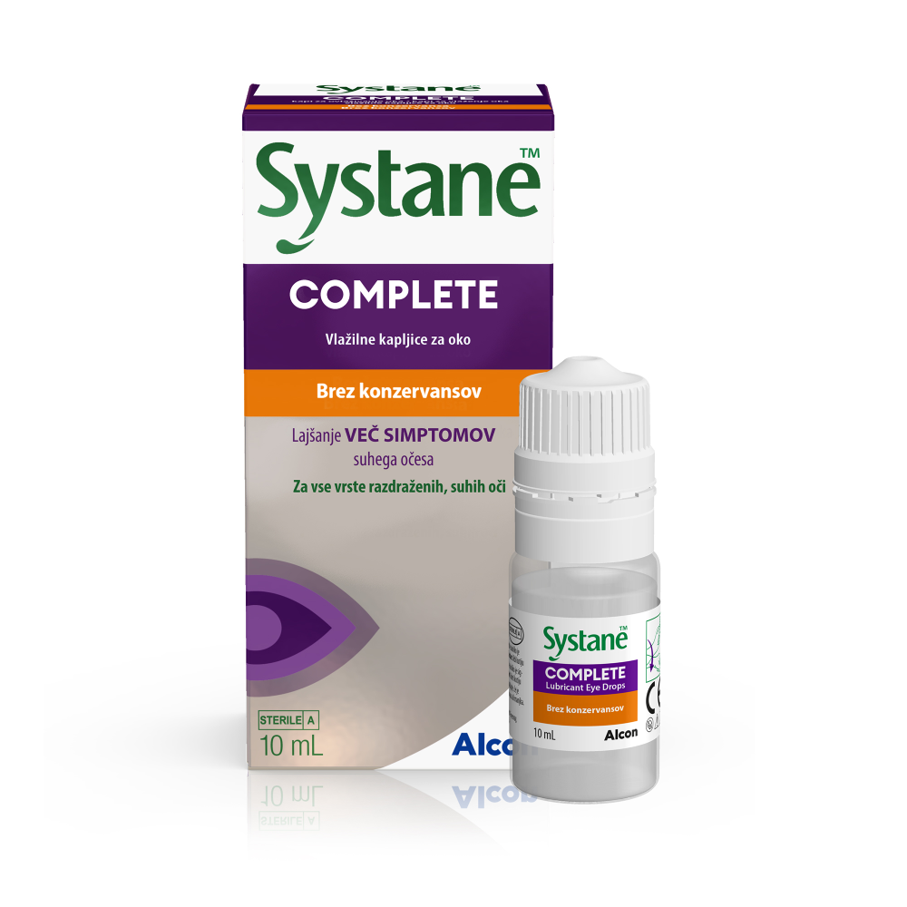 Systane COMPLETE kapljice za oko BREZ KONZERVANSOV, 10 ml Systane COMPLETE kapljice za oko BREZ KONZERVANSOV, 10 ml