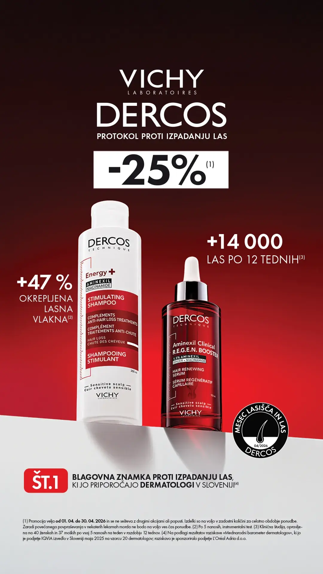 Vichy Dercos 1. 4. 2026 - 30. 4. 2026