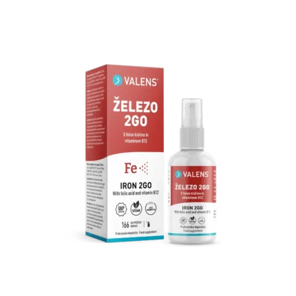 Valens Železo 2Go, ustno pršilo, 50 ml
