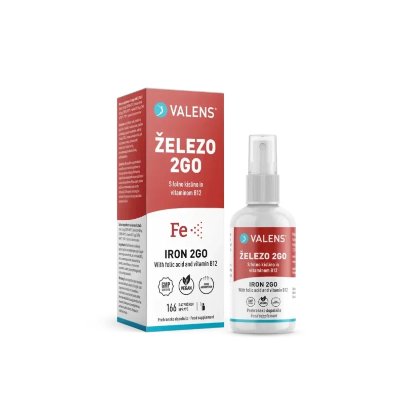 Valens Železo 2Go, ustno pršilo, 50 ml
