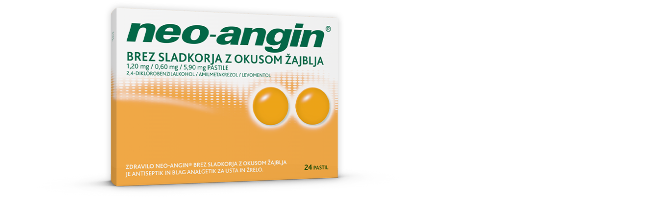 NEO ANGIN ŽAJBELJ PASTNeo-angin brez sladkorja z okusom žajblja 1,20 mg/0,60 mg/5,90 mg pastile, 24 pastilILE BS 24X